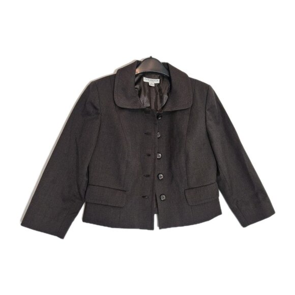 Pendleton Women's Blazer Size 6 Brown Wool Blend Career Office Luxury Short (03) - Picture 1 of 14